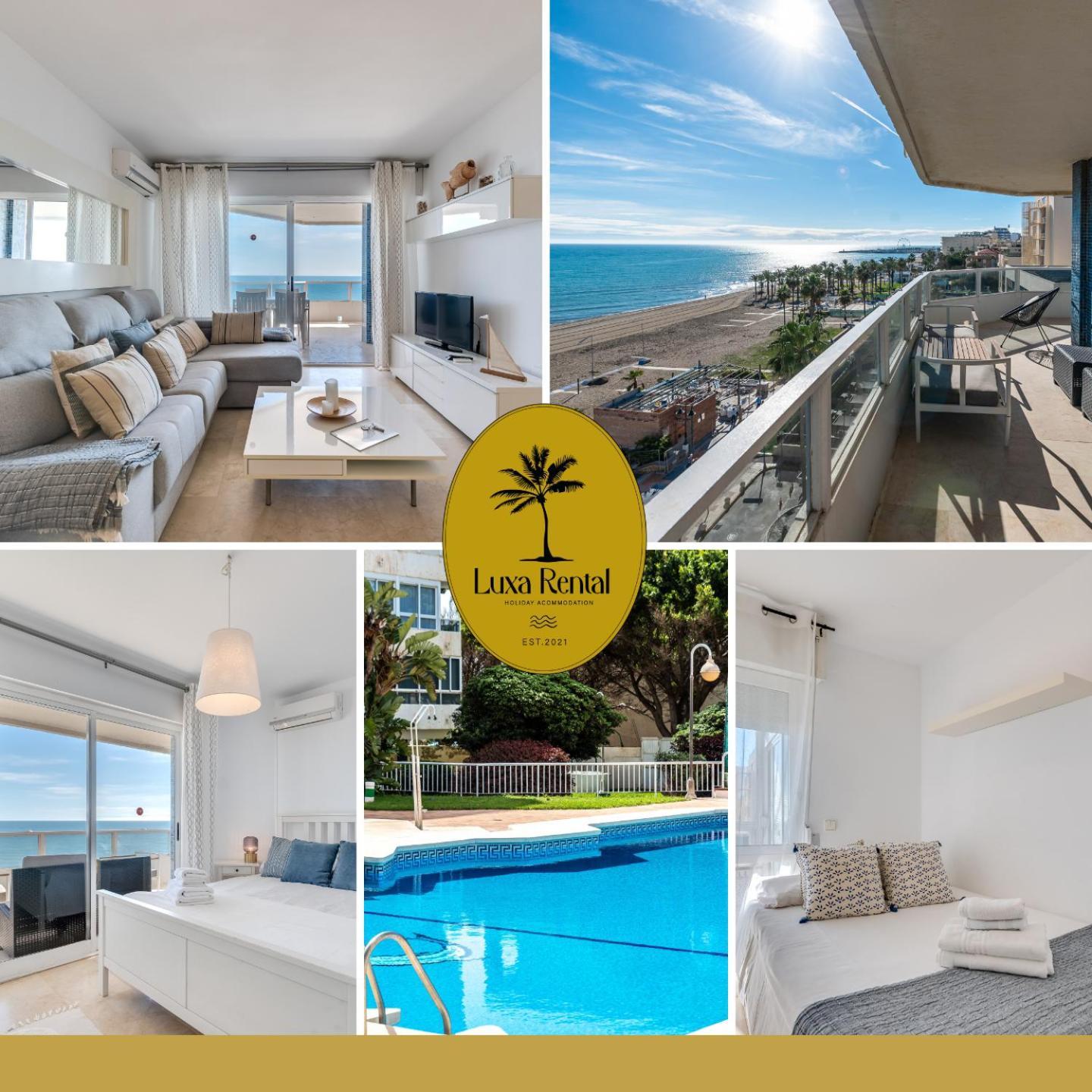 Lxr La Carihuela Sea Views 3Hab Appartement Torremolinos Buitenkant foto